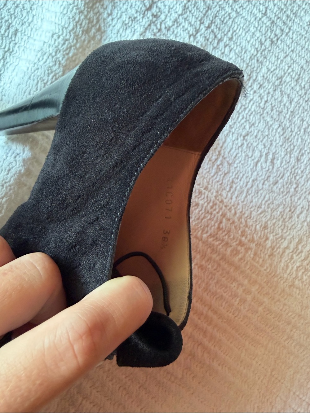 Rare Vintage Giorgio Armani Black Label Platform Oxford Heels - Picture 7 of 9